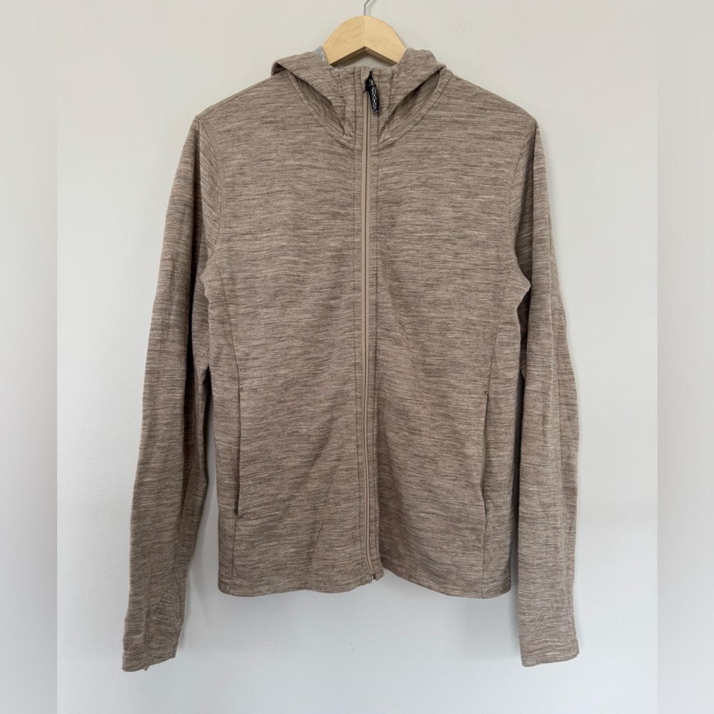 Paka Breathe Full Zip Alpaca Hoodie Cream Size Medium - Picture 2 of 10